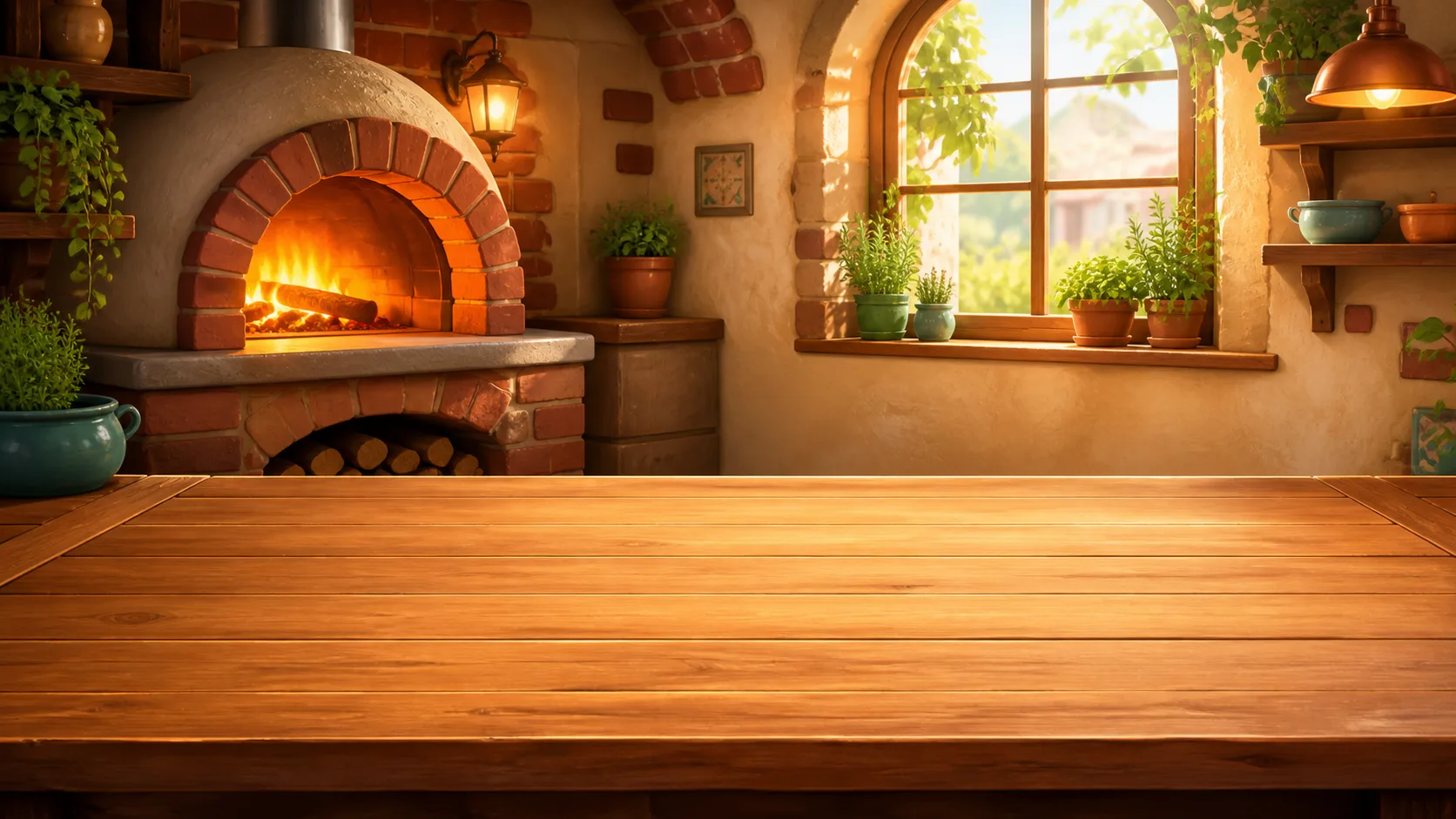 A warm pizza kitchen from Pizza Maker